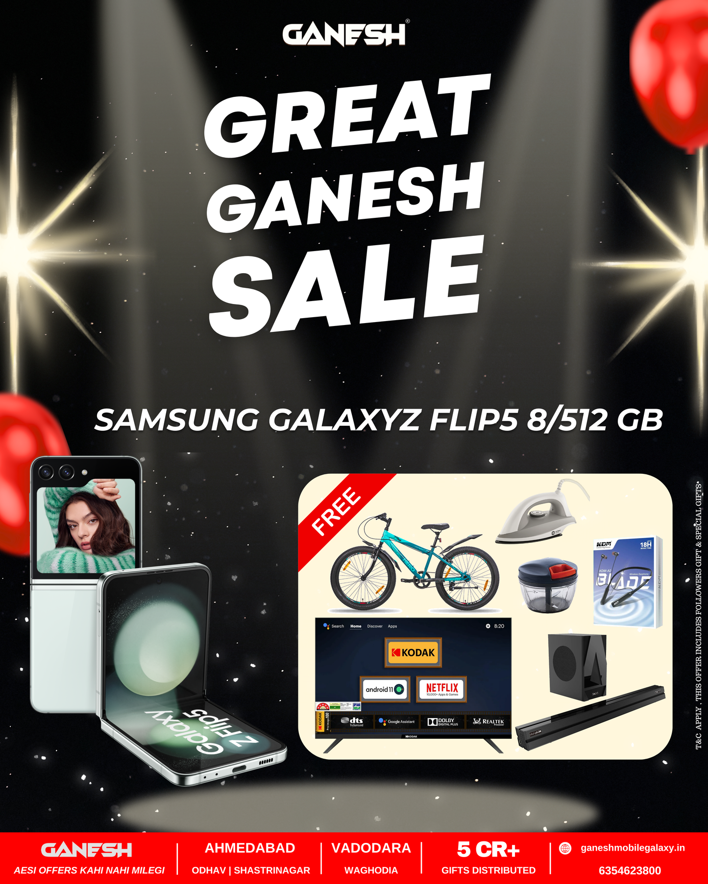 SAMSUNG GALAXY FLIP5 8/512