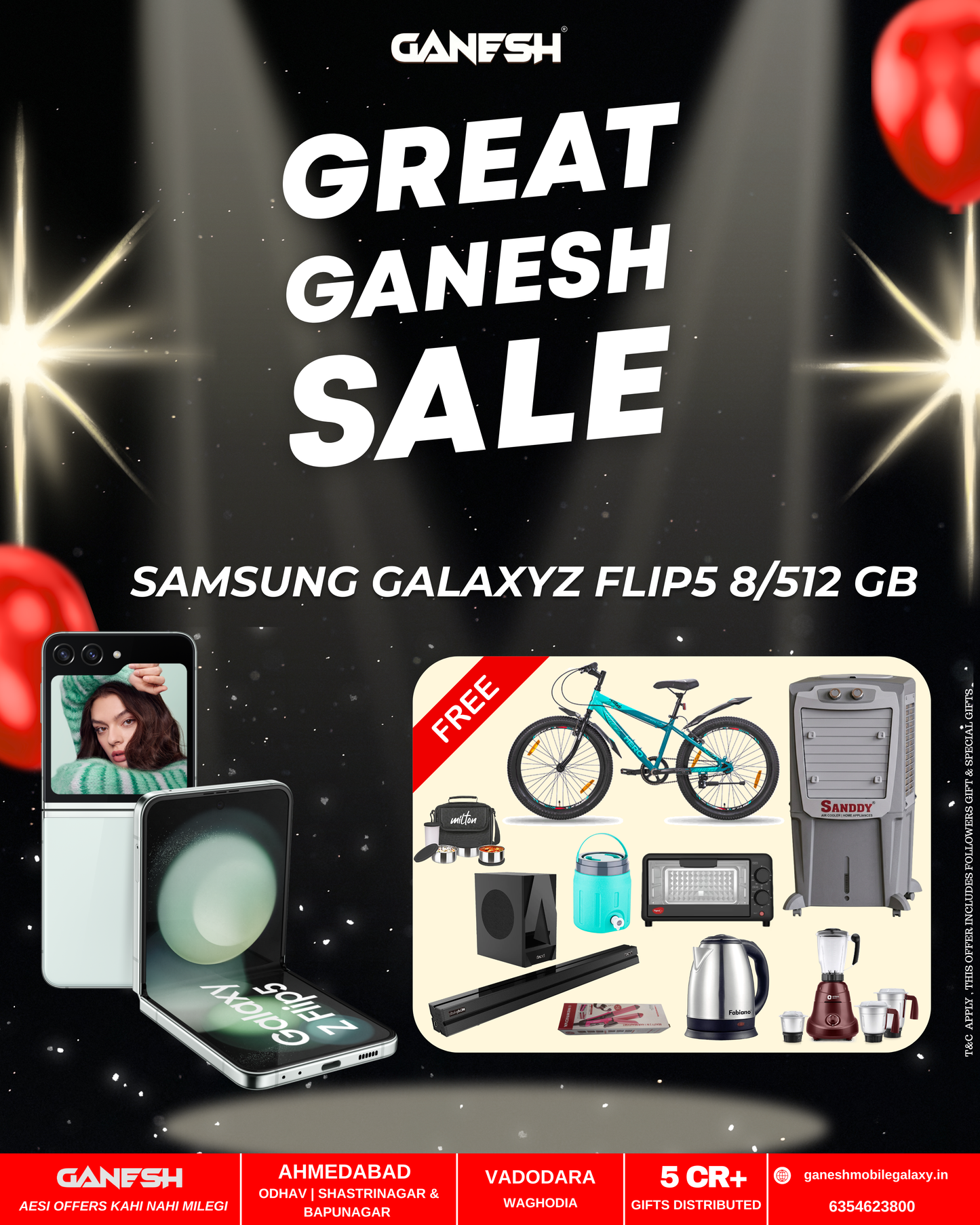 SAMSUNG GALAXY FLIP5 8/512