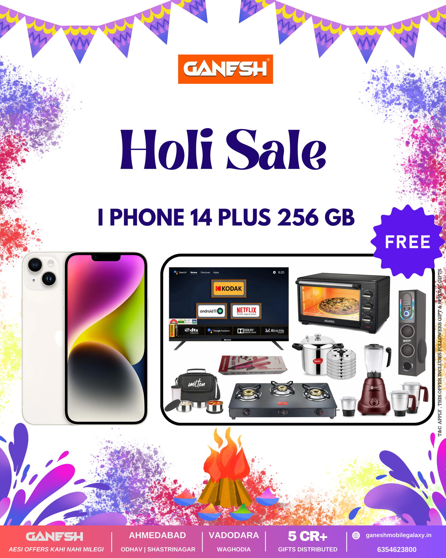 APPLE 14 IPHONE PLUS 256