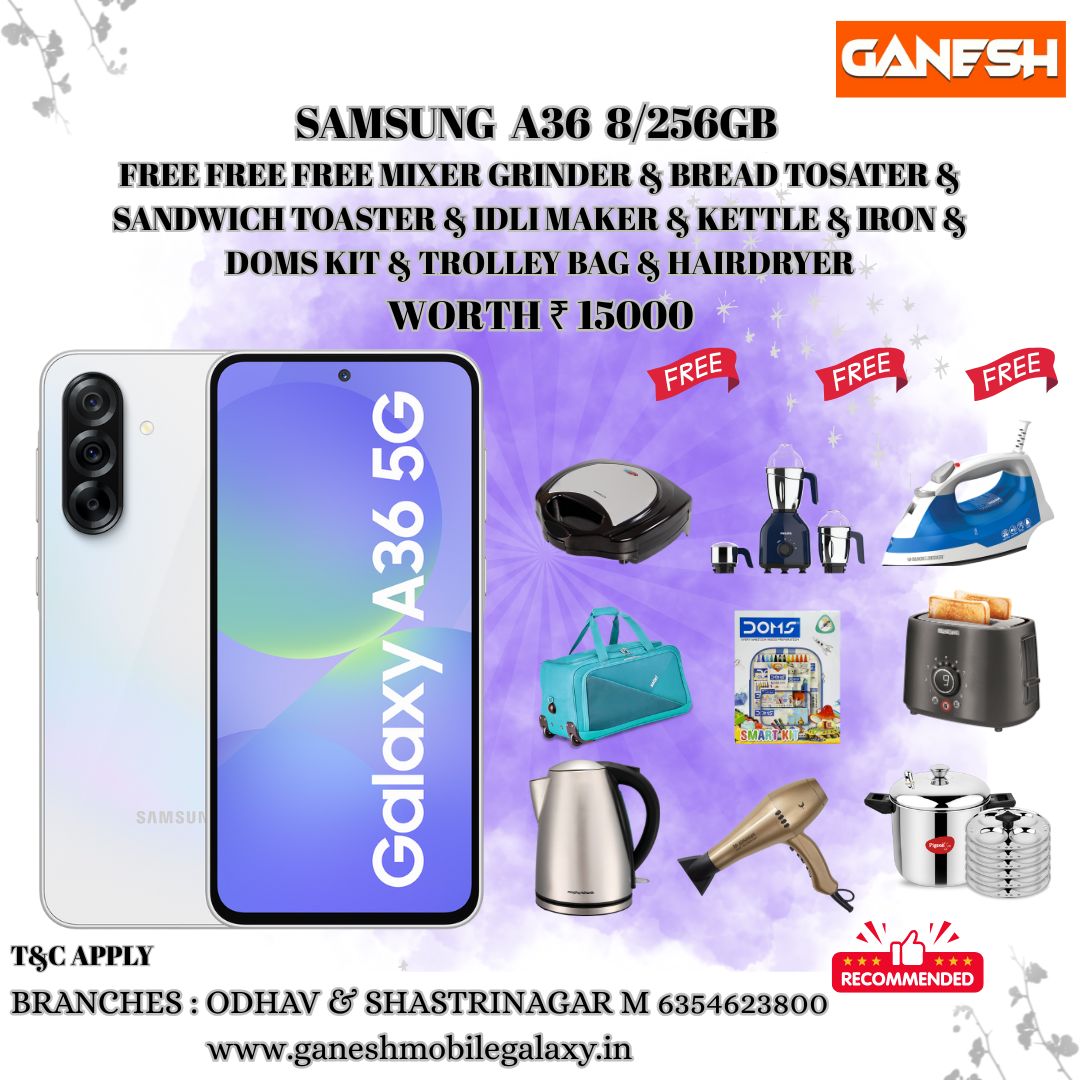 SAMUNG A36 8/256 GB REELS OFFERS