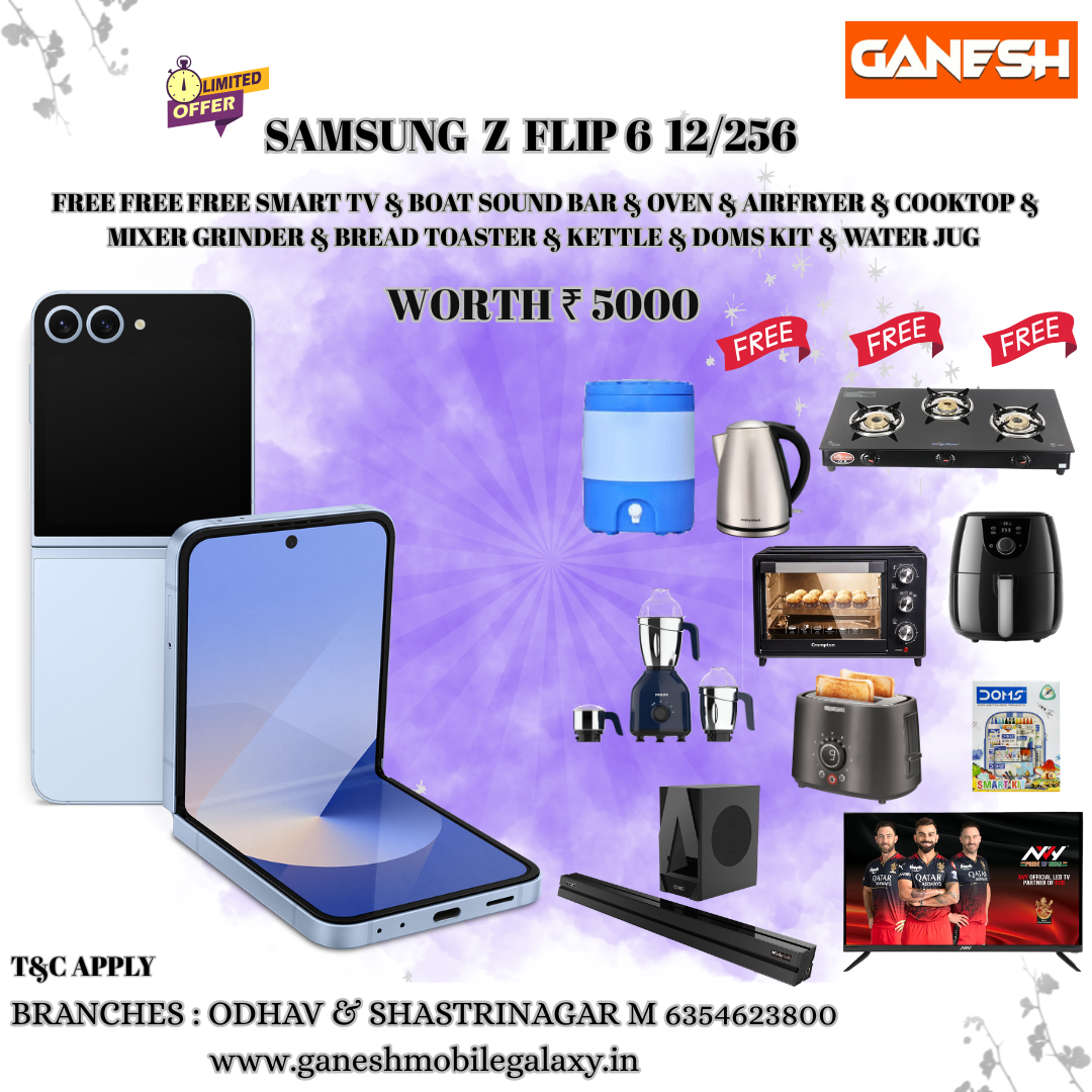 SAMSUNG Z FLIP 6 12/256GB REELS OFFERS