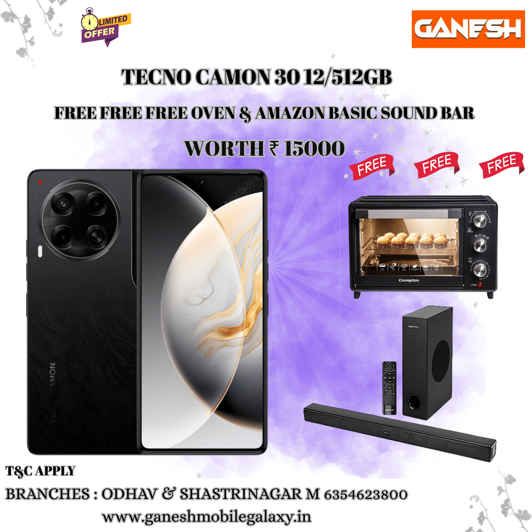 TECNO CAMON 30 12/512GB REELS OFFERS