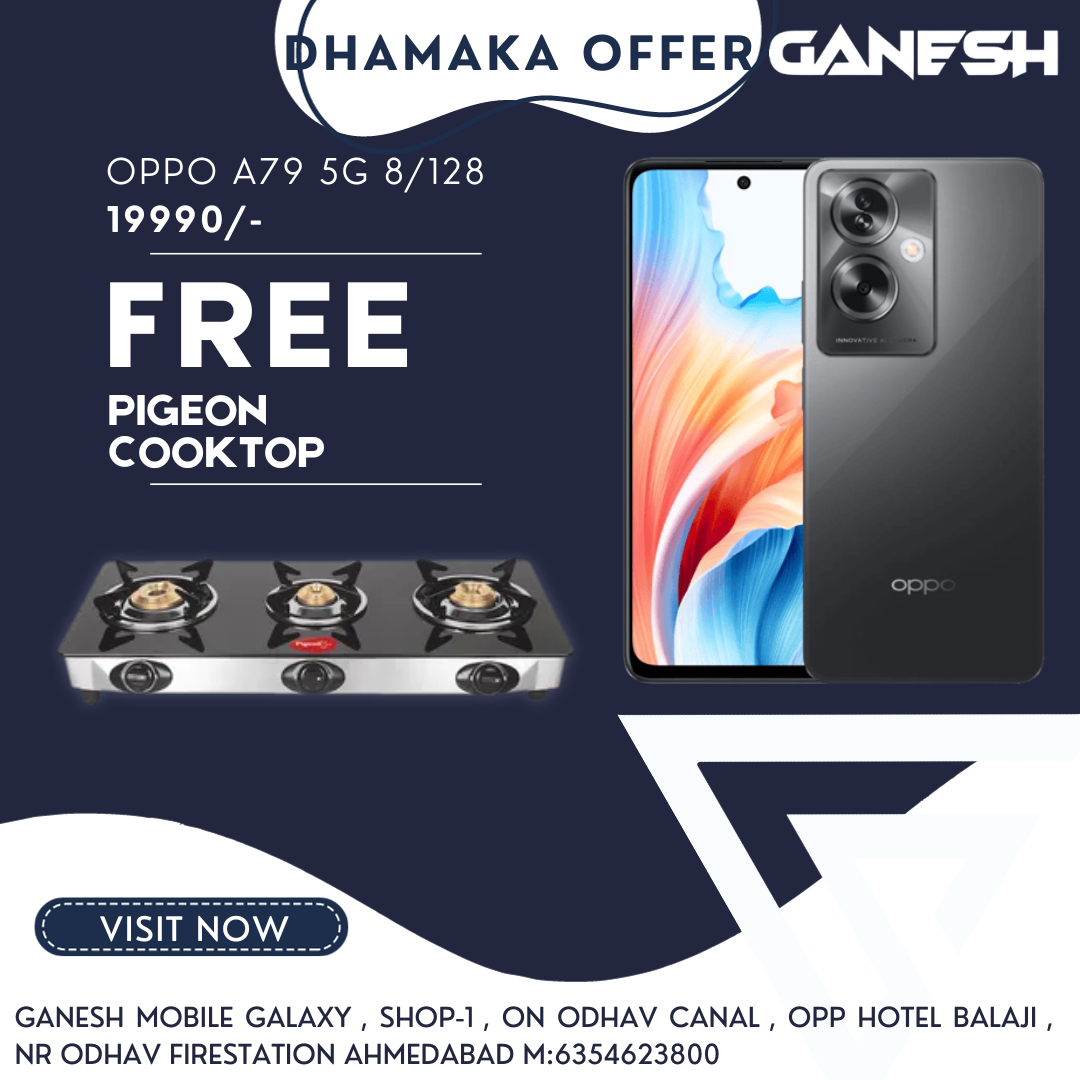 Oppo A79 5g 8/128 + Free Pigeon Cooktop