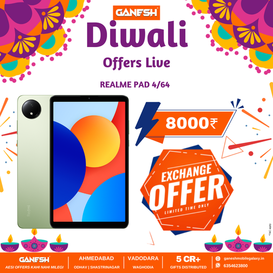 REALME PAD 4/64 5G EXCHANGE OFFER