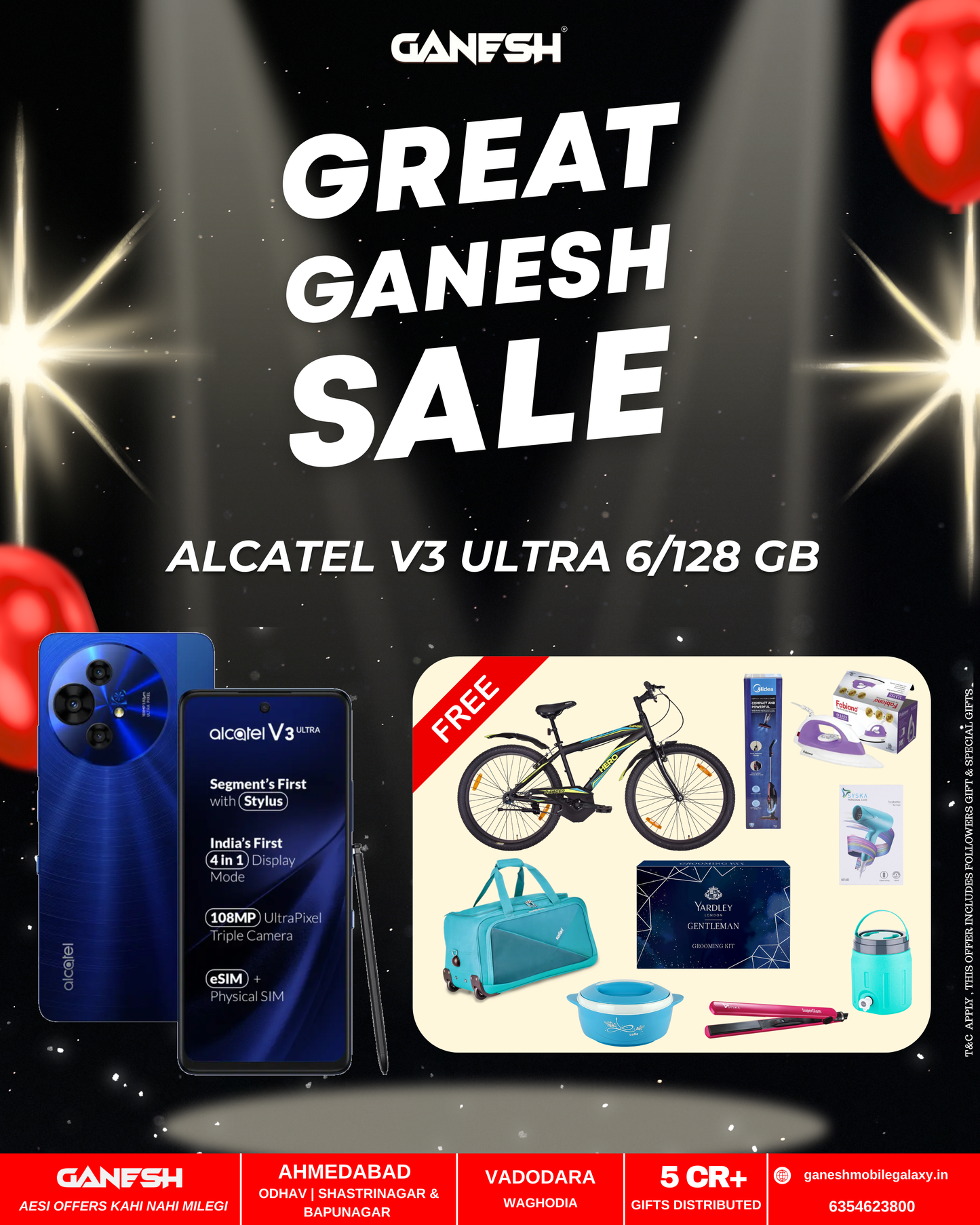 ALCATEL V3 ULTRA 6/128