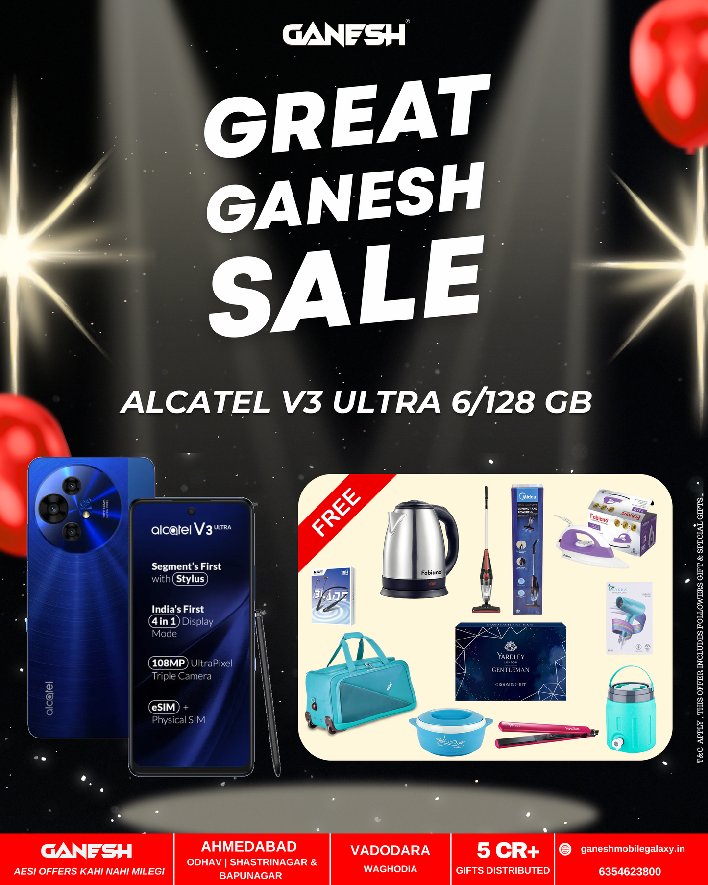 ALCATEL V3 ULTRA 6/128