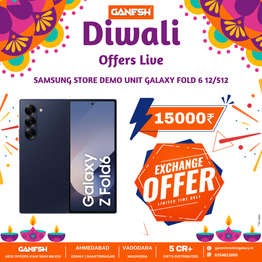 SAMSUNG STORE DEMO UNIT GALAXY FOLD 6 12/512 EXCHANGE OFFER