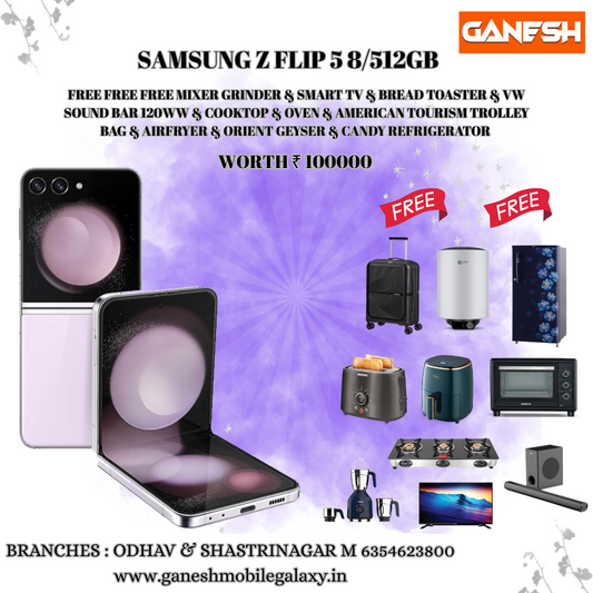 SAMSUNG Z FLIP 5 8/512GB REELS OFFERS