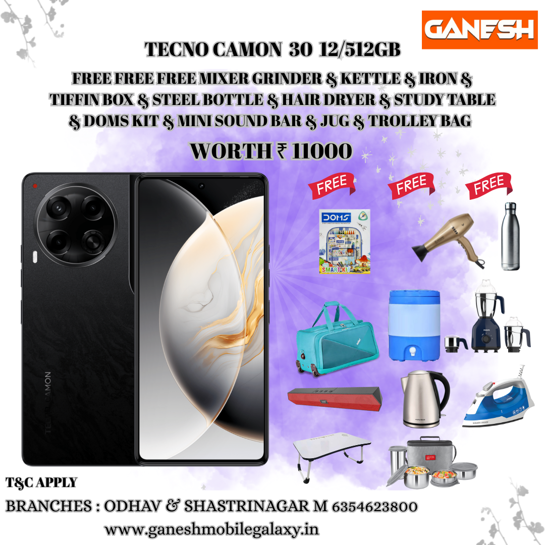 TECNO CAMON 30 12/512 GB REELS OFFER