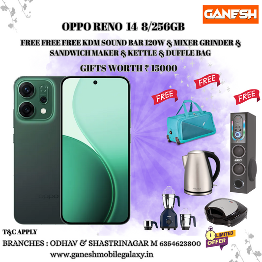 OPPO RENO 14 8/256GB REELS OFFERS